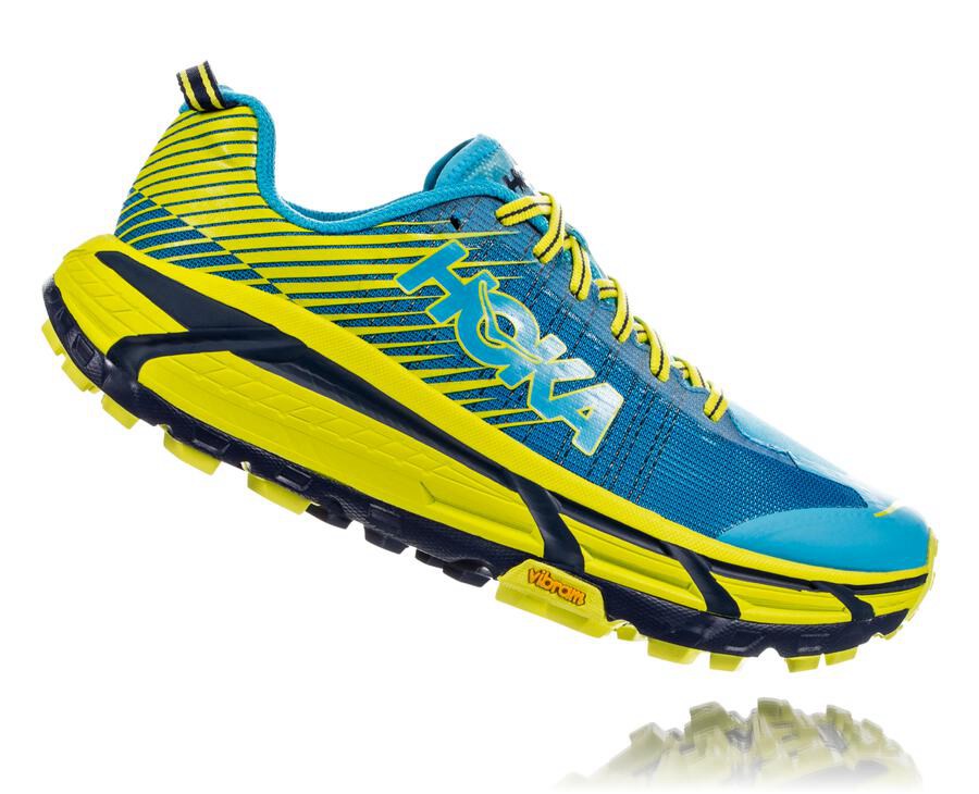 Hoka One One Evo Mafate 2 Trailskor Dam - Blå/Gröna - GZFJV-3685